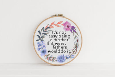 snarky cross stitch pattern, cross stitch pdf, funny stitch art, counted cross stitch, modern cross stitch, digital wall art, embroidery art