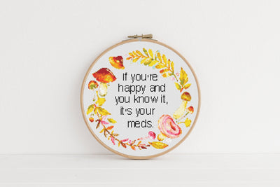 snarky cross stitch pattern, cross stitch pdf, funny stitch art, counted cross stitch, modern cross stitch, digital wall art, embroidery art