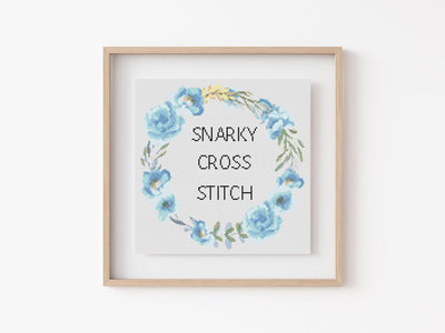 snarky cross stitch pattern, cross stitch pdf, funny stitch art, counted cross stitch, modern cross stitch, digital wall art, embroidery art