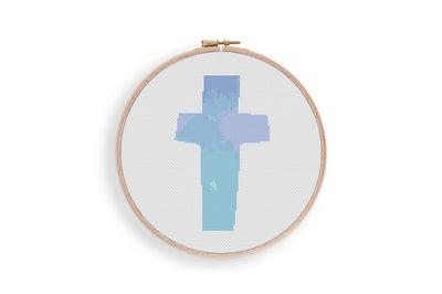 Letter t Cross Stitch, Instant Download Pattern PDF, Modern Stitch Chart, Aesthetic Room Decor, Nursery Wall Art, Tiny Cross Stitch Art