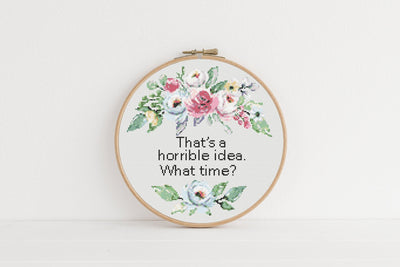 snarky cross stitch pattern, cross stitch pdf, funny stitch art, counted cross stitch, modern cross stitch, digital wall art, embroidery art