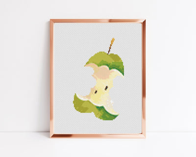 Pear Compost Cross Stitch Pattern, PDF Pattern, Nursery Room Decor, Modern Chart, Boho Decor, Cross Stitch Art, Embroidery Pattern, Kids Art